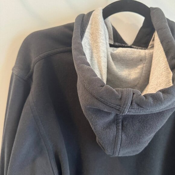 Champion Hoodie Men Medium Black Long Sleeve Drawstring Kangaroo Pocket Pullover - Picture 8 of 9